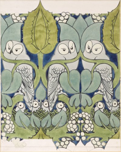 Owls, 1913 by Charles Francis Annesley Voysey